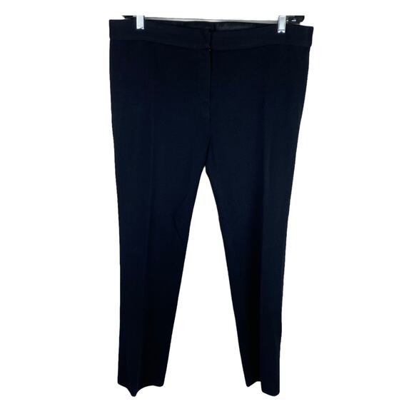 Exclusively Misook Knit 100% Acrylic Polyester Trim Black Pants Size Large EUC - Picture 1 of 7